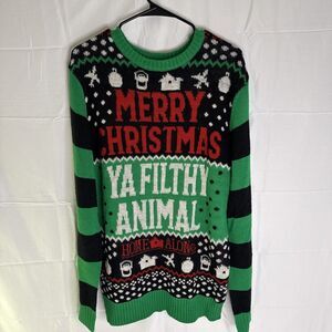 Home Alone Merry Christmas Ya Filthy Animal Size M Sweater